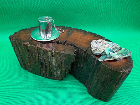 Recycled Wooden Oil Burner Large  81