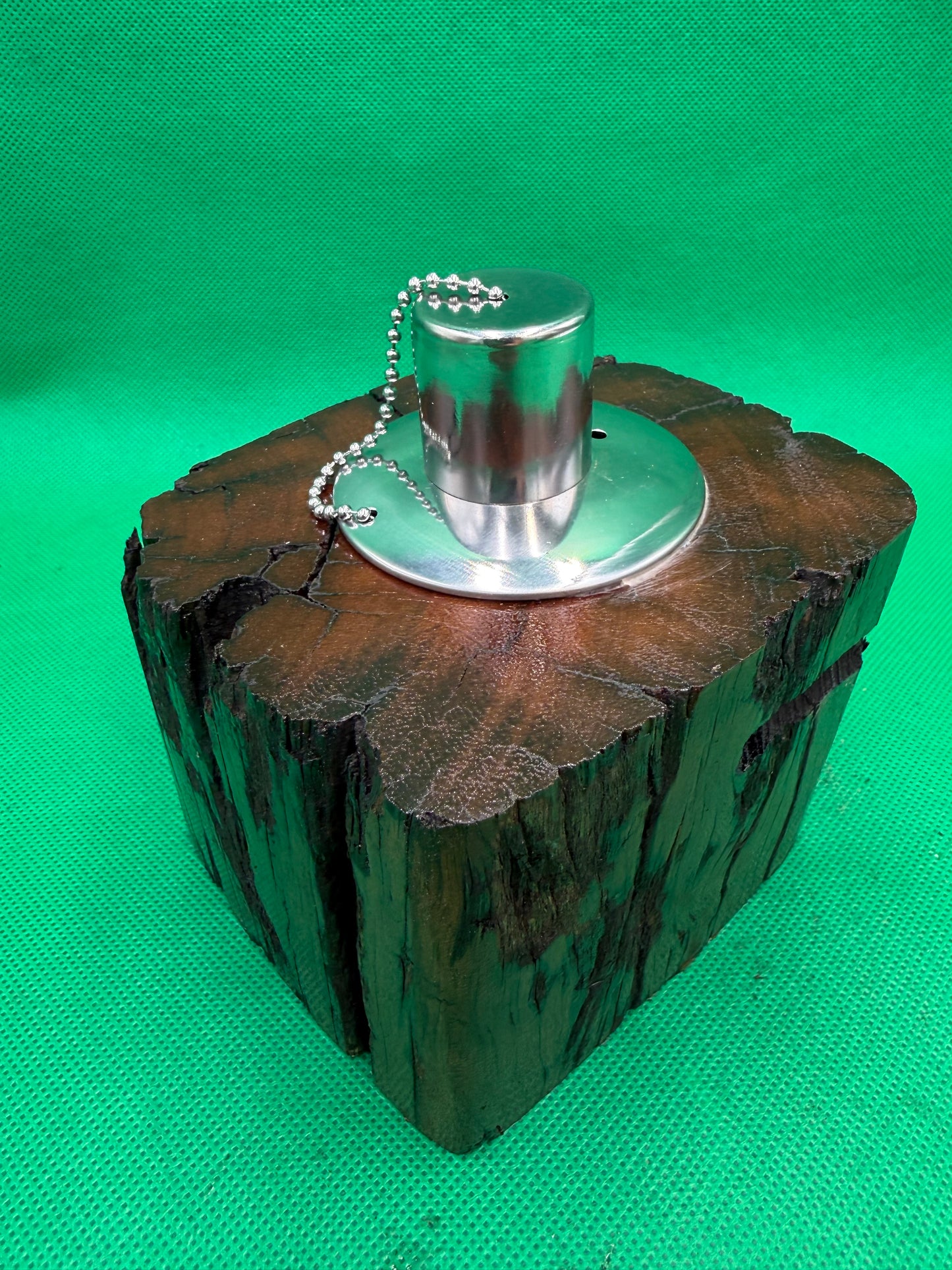 Recycled Wooden Oil Burner Small 63
