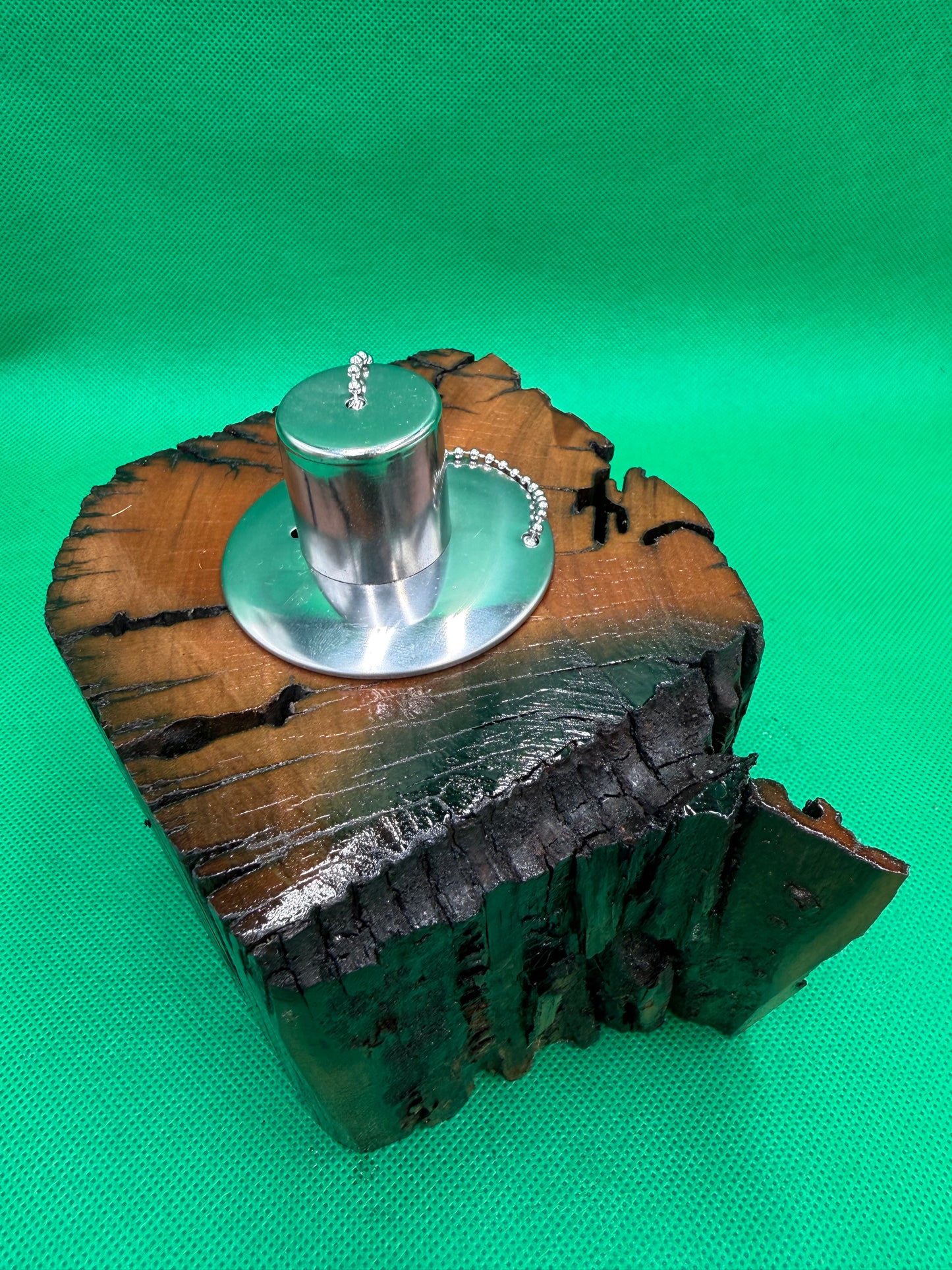 Recycled Wooden Oil Burner Small 43