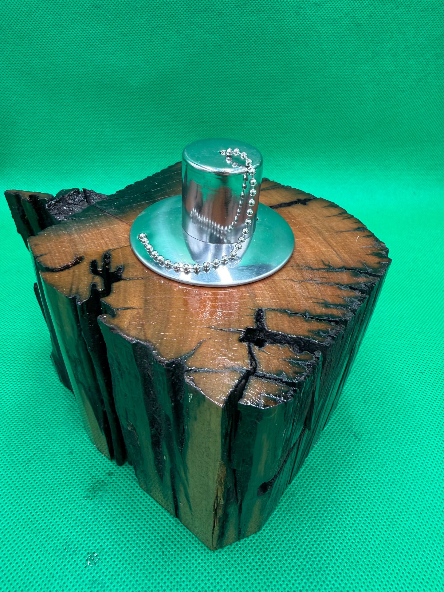 Recycled Wooden Oil Burner Small 43