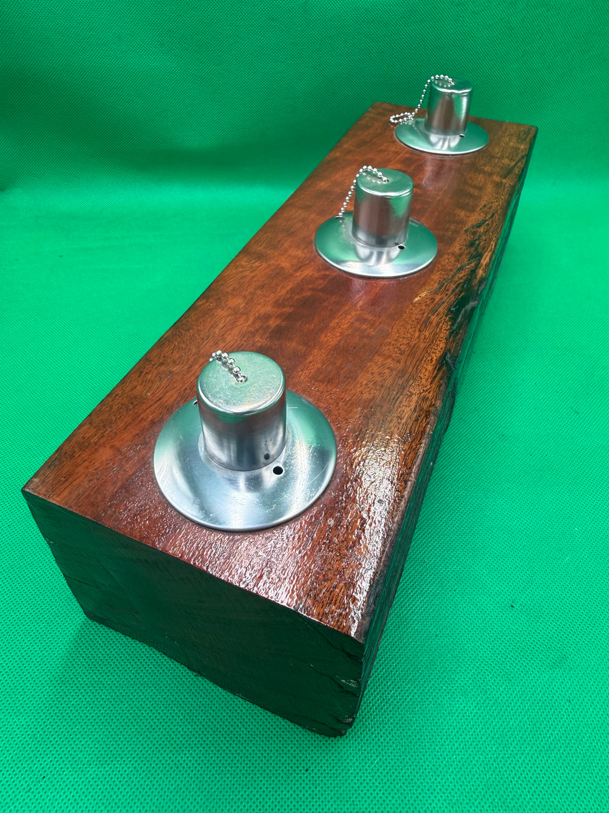 Log Recycled Wooden Oil Burner 75