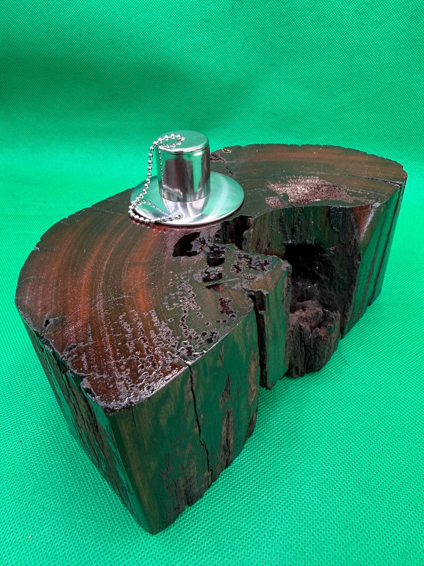 Recycled Wooden Oil Burner Large 14