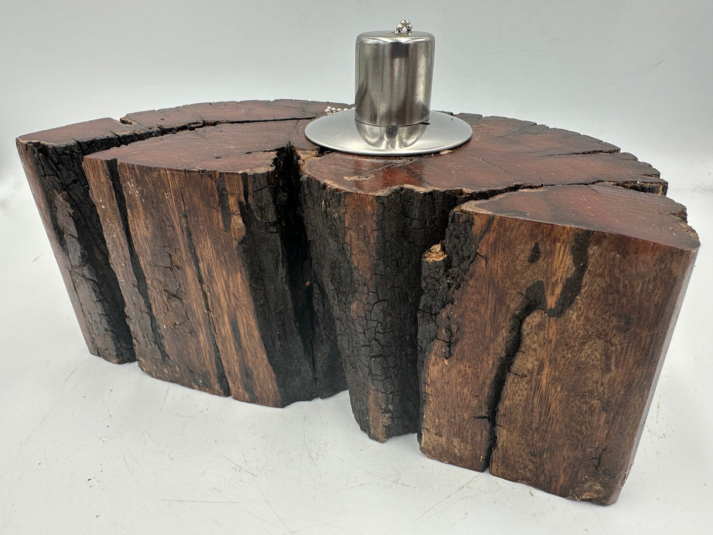 Recycled Wooden Oil Burner Large 31