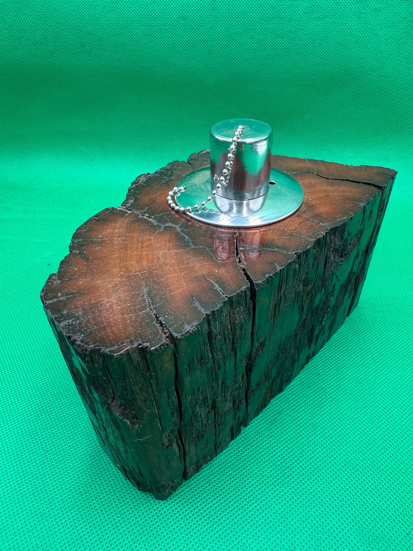 Recycled Wooden Oil Burner Large 99