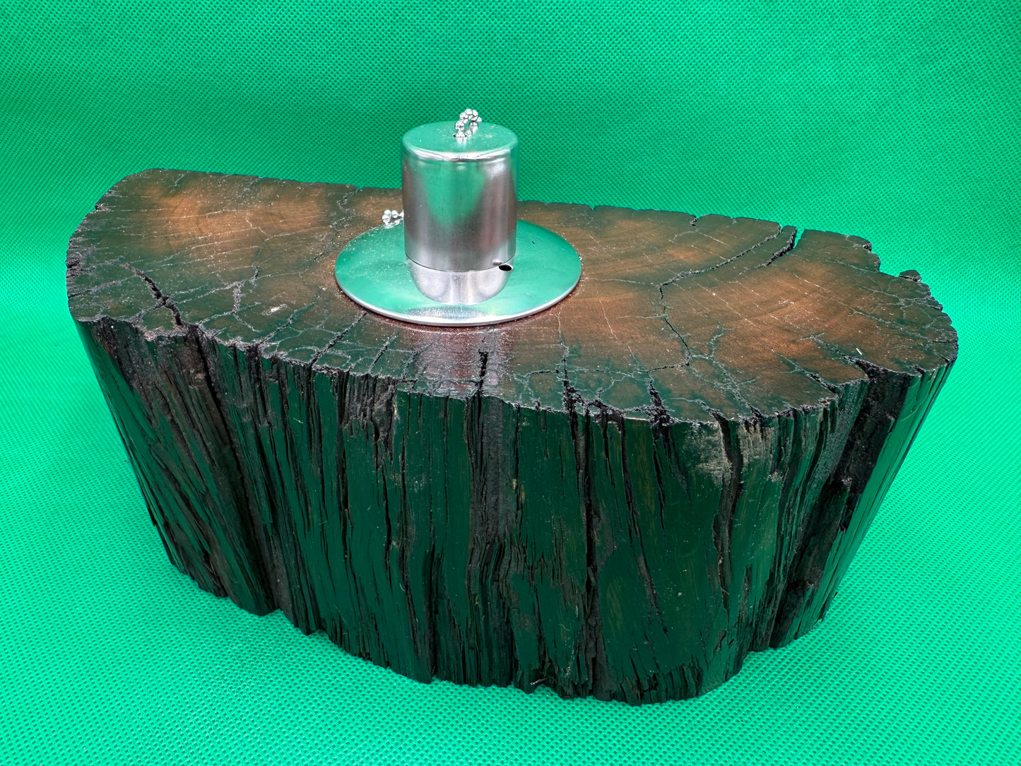 Recycled Wooden Oil Burner Large 31