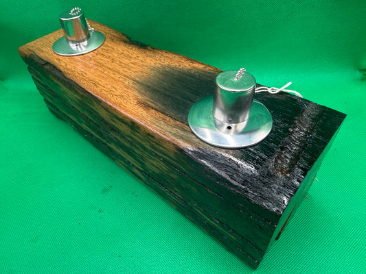 Log Recycled Wooden Oil Burner 73