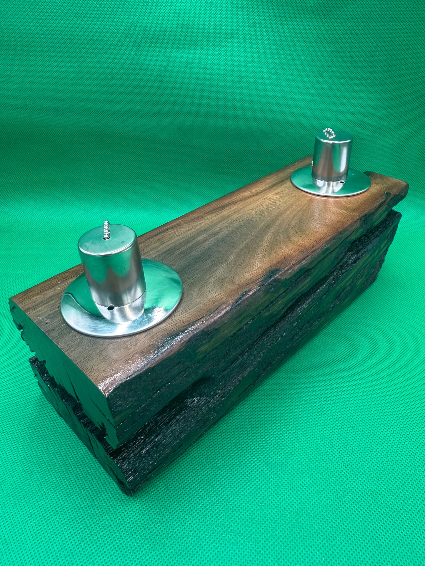 Log Recycled Wooden Oil Burner 18