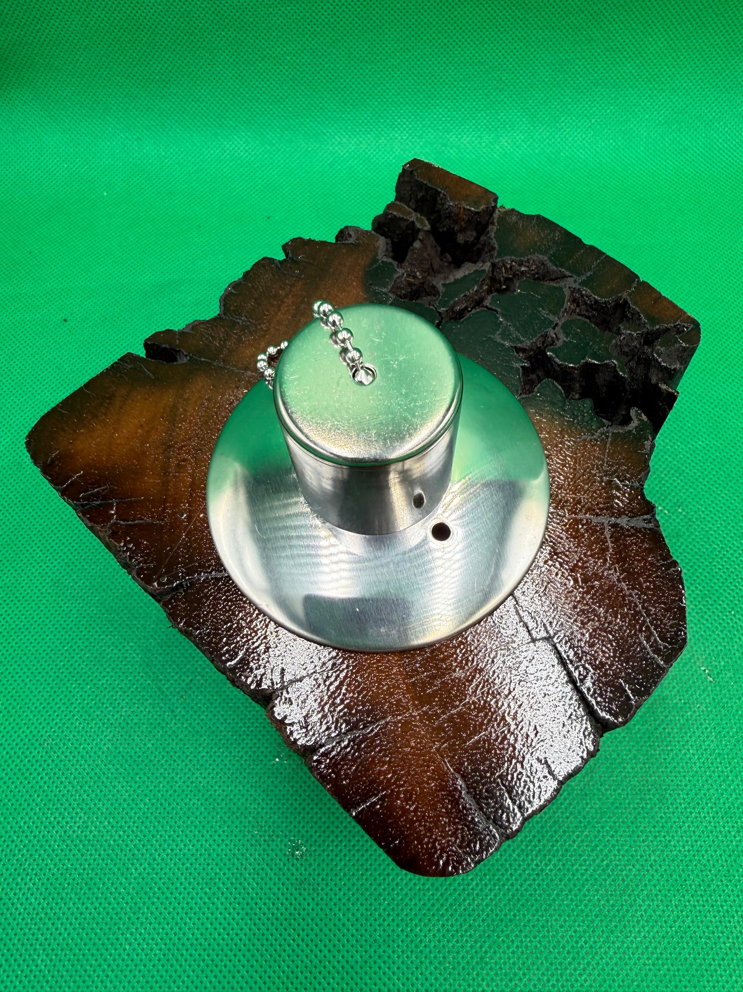 Recycled Wooden Oil Burner Small 27