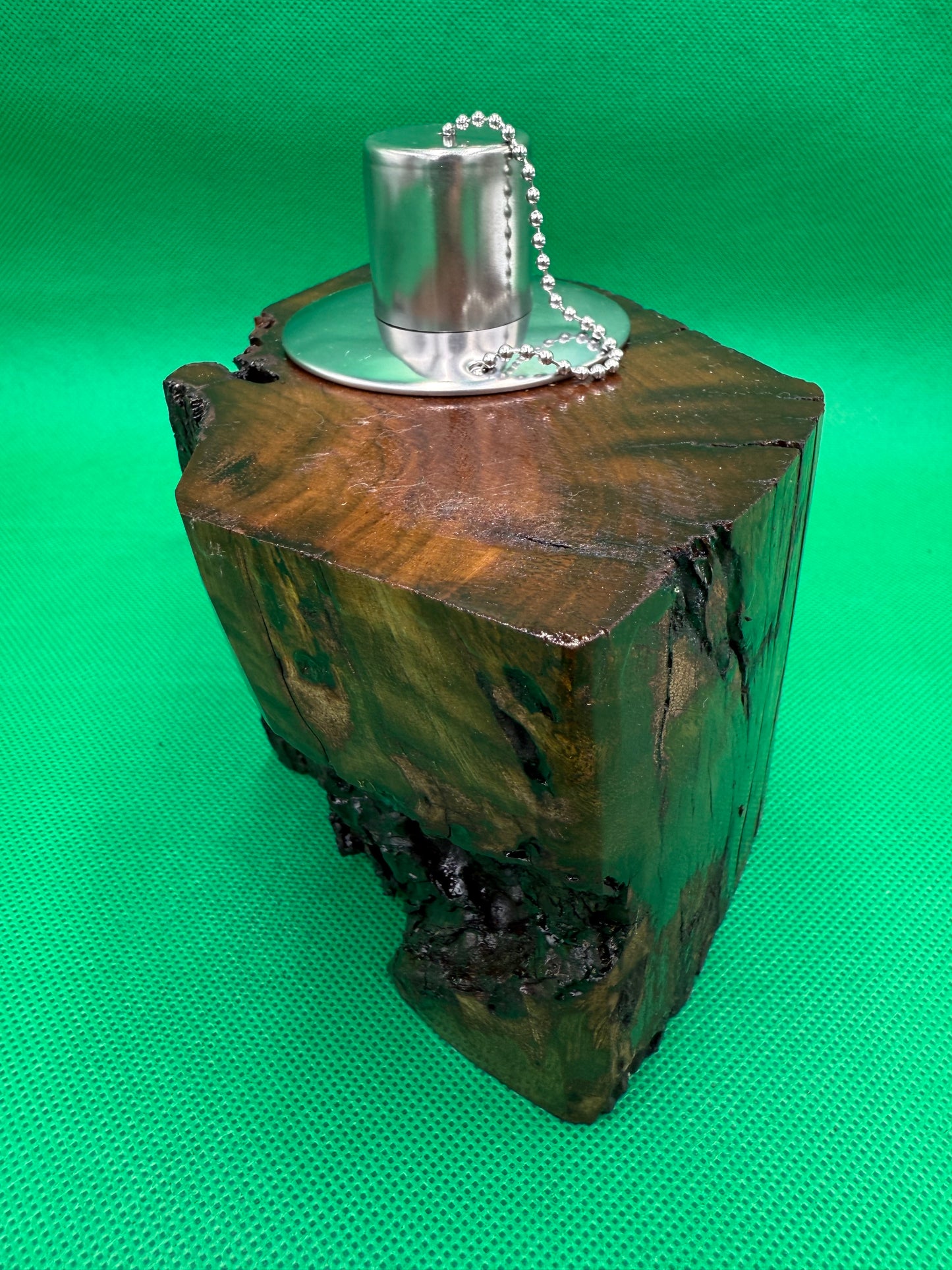 Recycled Wooden Oil Burner Small 25