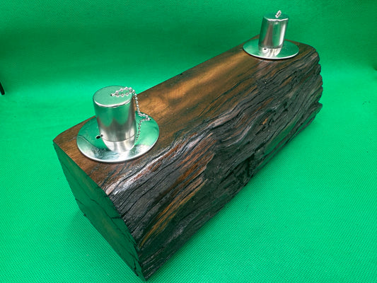 Log Recycled Wooden Oil Burner 39