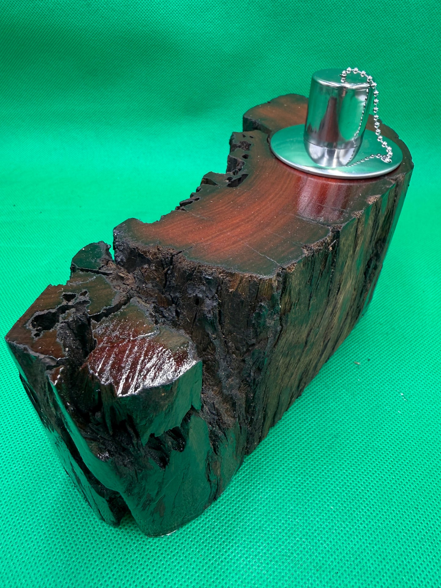 Recycled Wooden Oil Burner Large 23