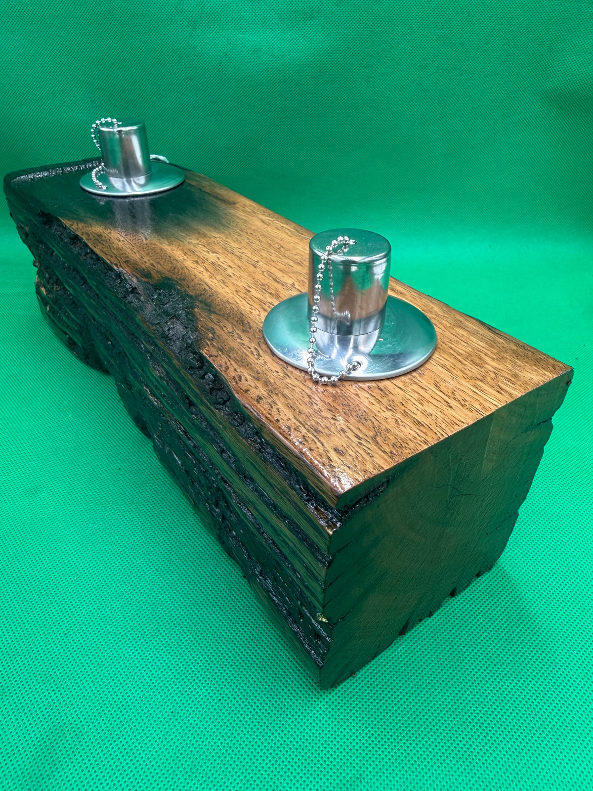 Log Recycled Wooden Oil Burner 73
