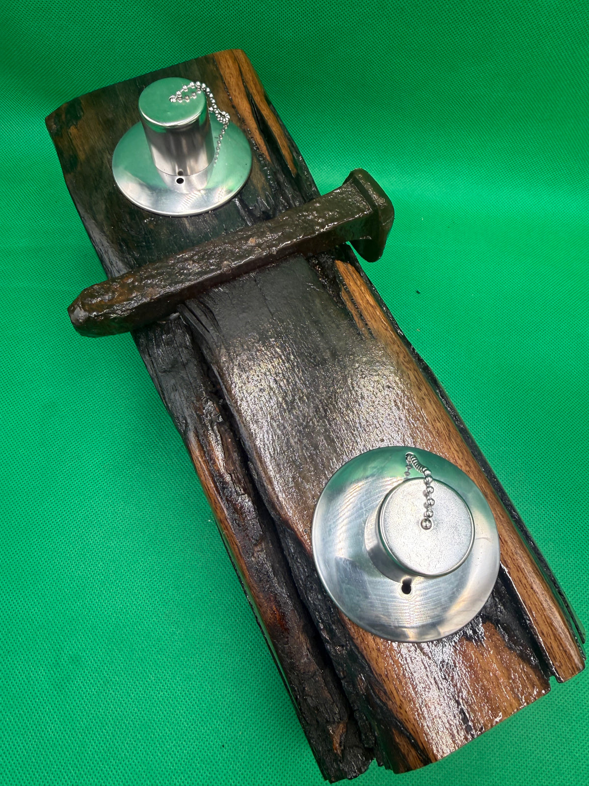 Log recycled Wooden Oil Burner 17