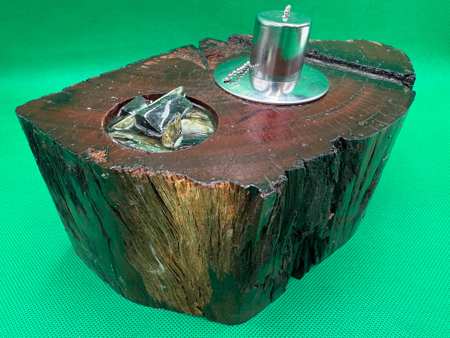 Recycled Wooden Oil Burner Large 60