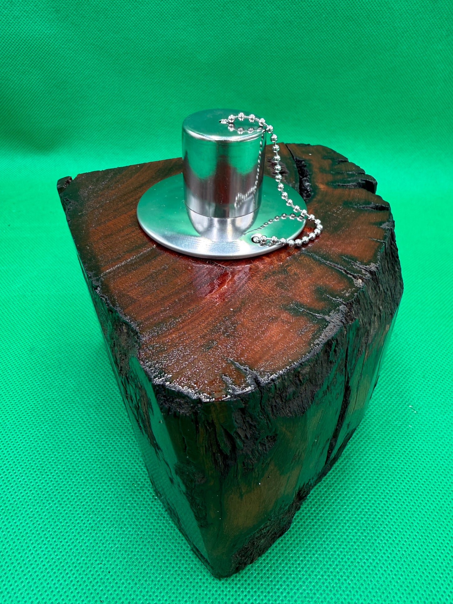 Recycled Wooden Oil Burner Small 105