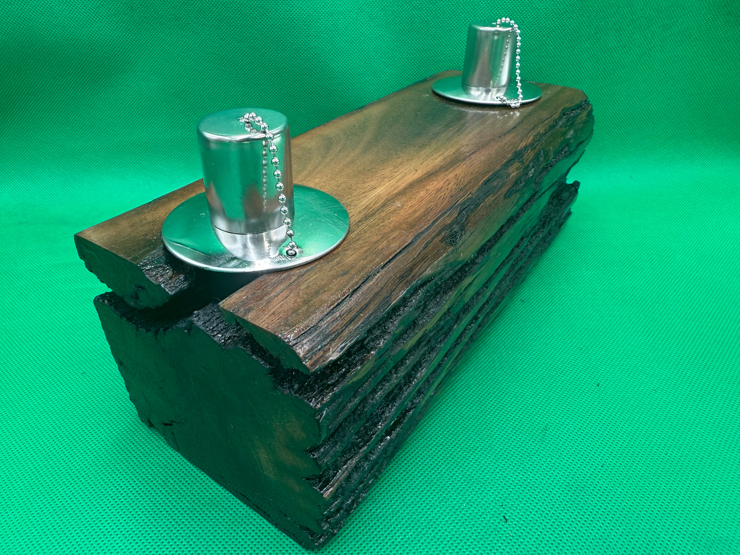Log Recycled Wooden Oil Burner 18