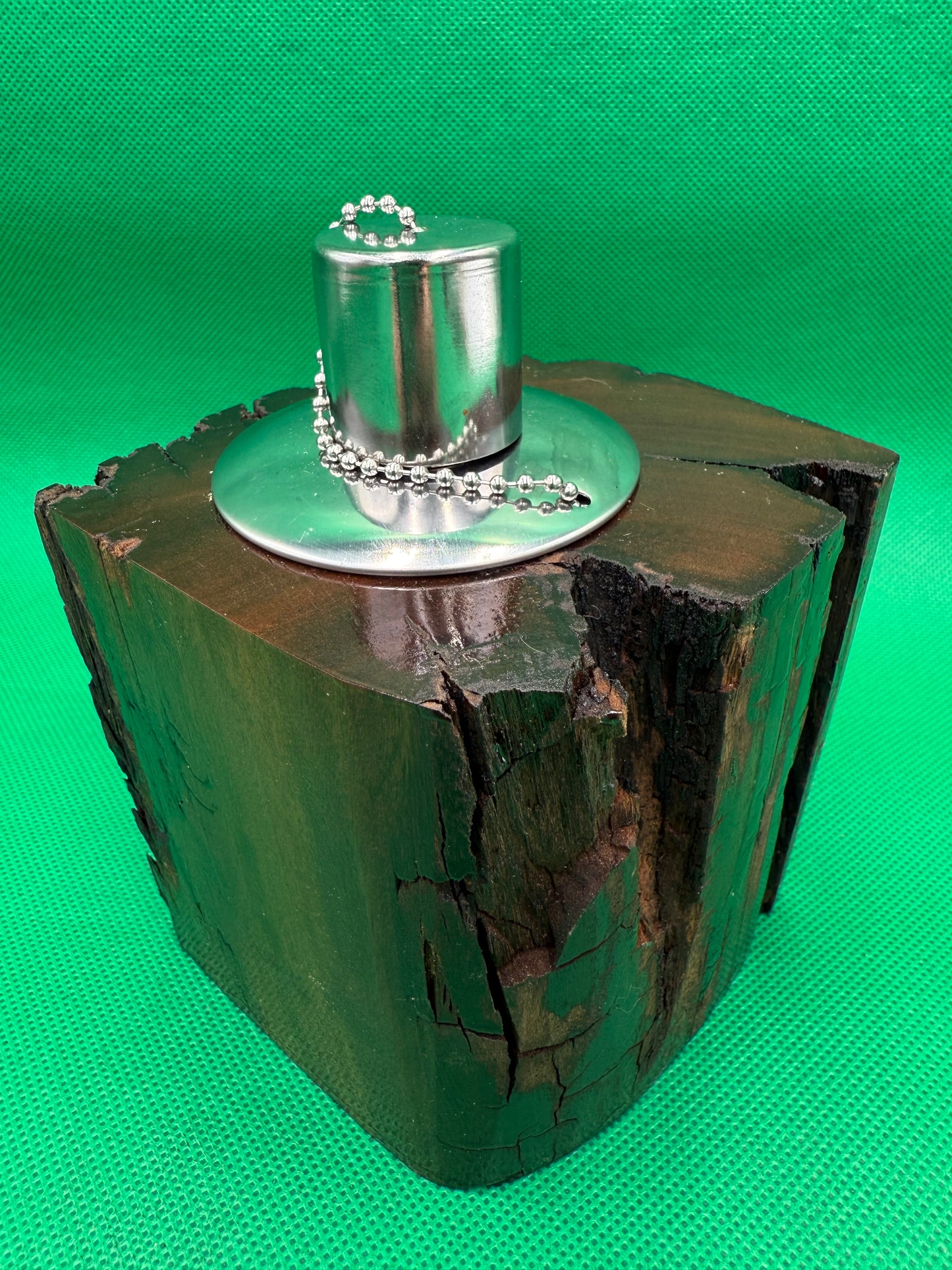 Recycled Wooden Oil Burner Small 43