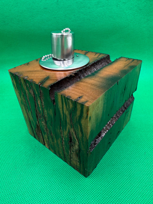 Recycled Wooden Oil Burner Small 33