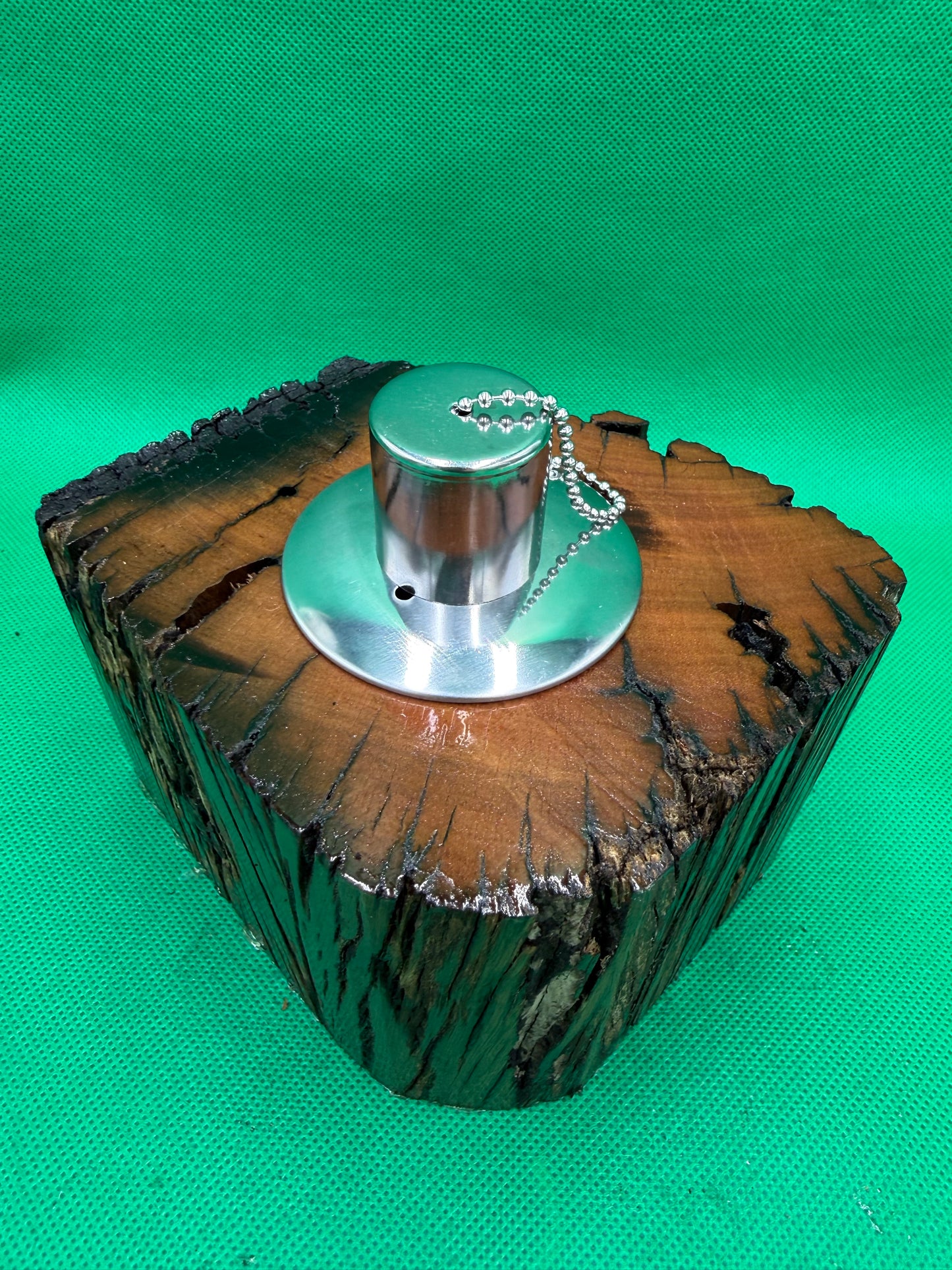 Recycled Wooden Oil Burner Small 41