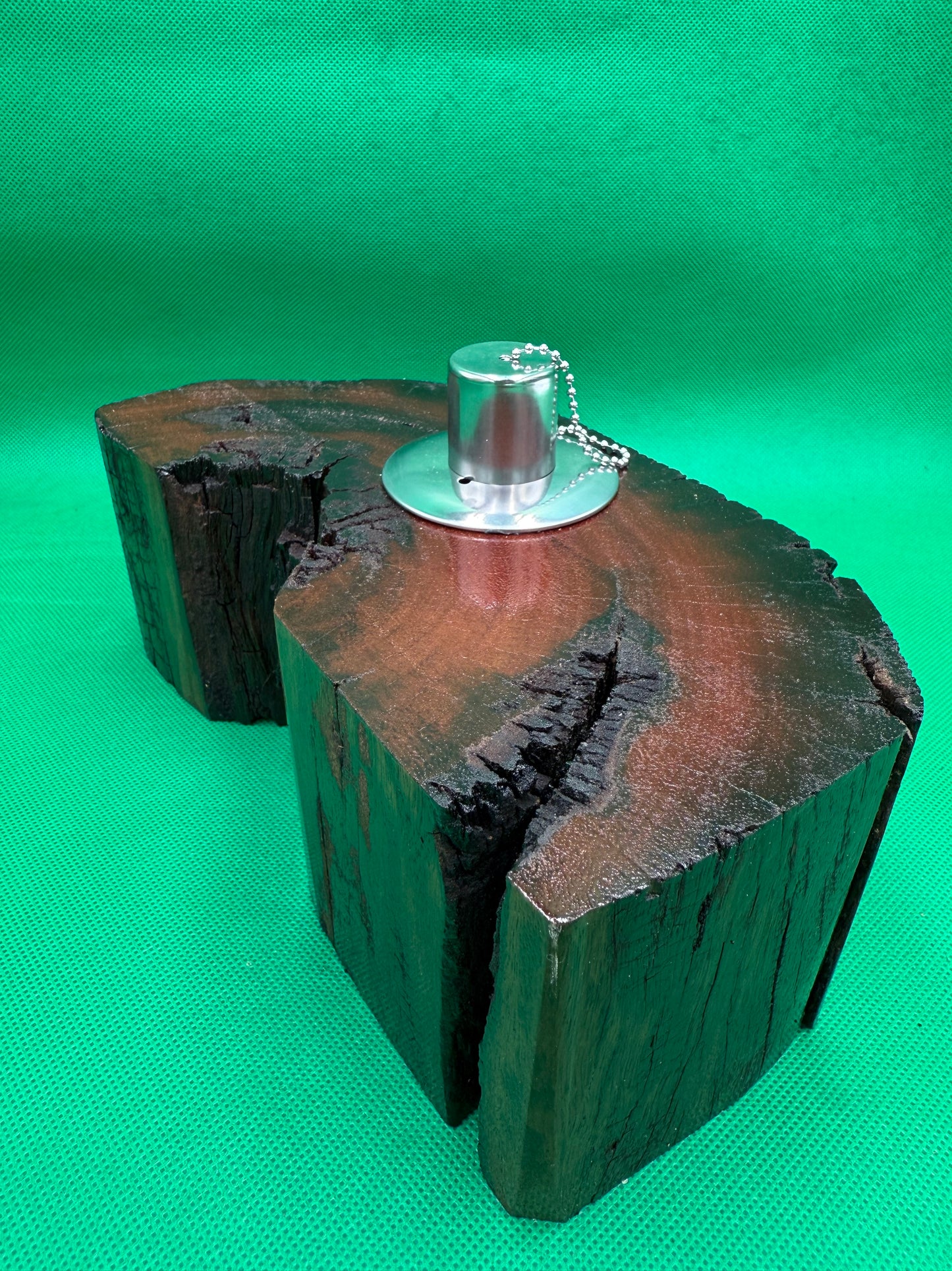 Recycled Wooden Oil Burner Large 90