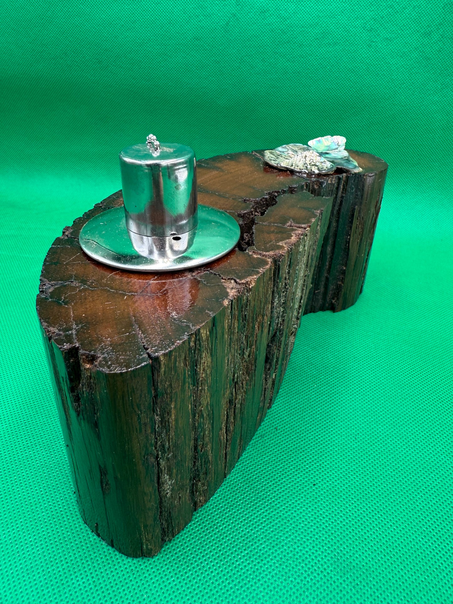Recycled Wooden Oil Burner Large  81