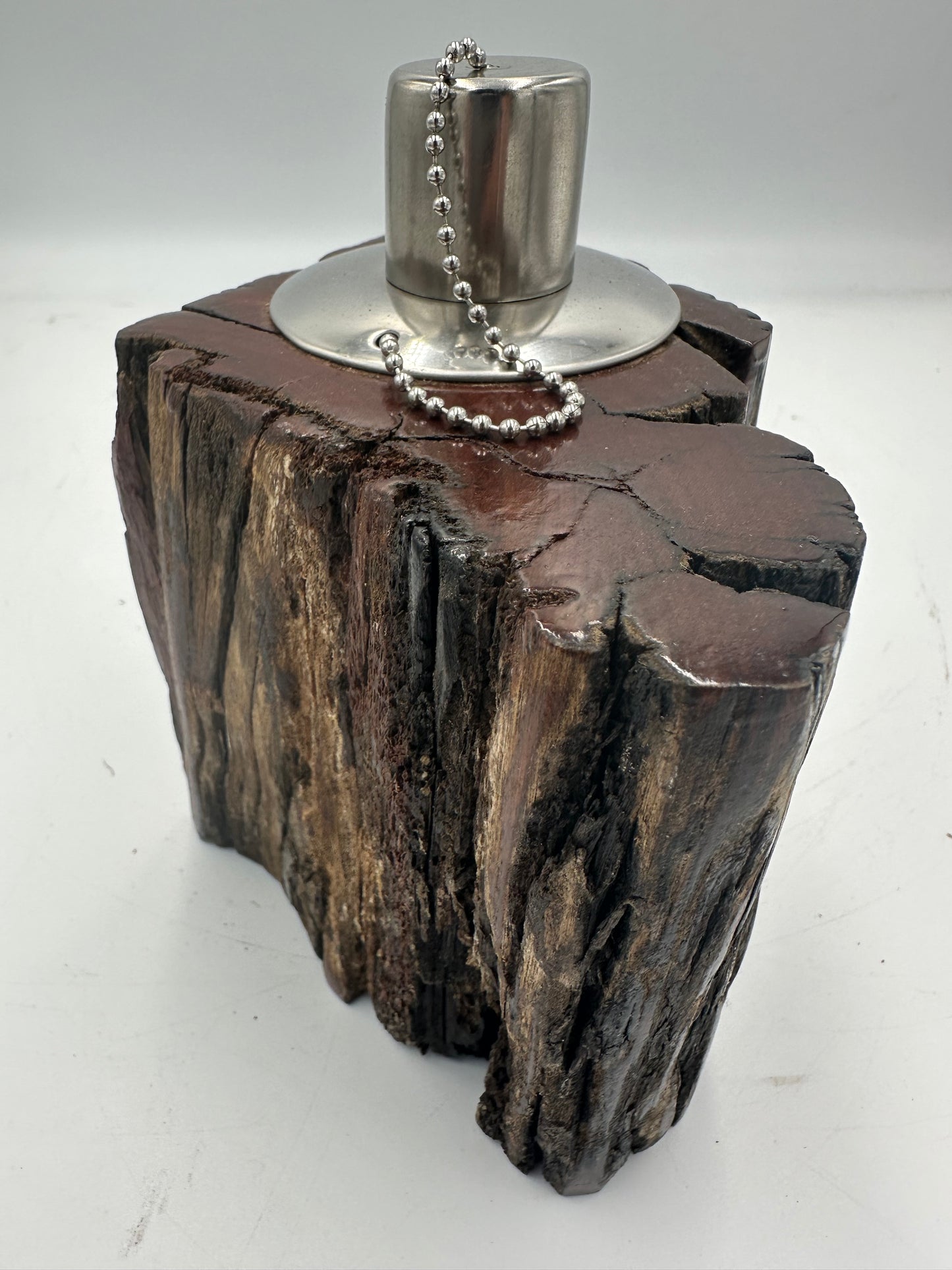 Recycled Wooden Oil Burner Small 62