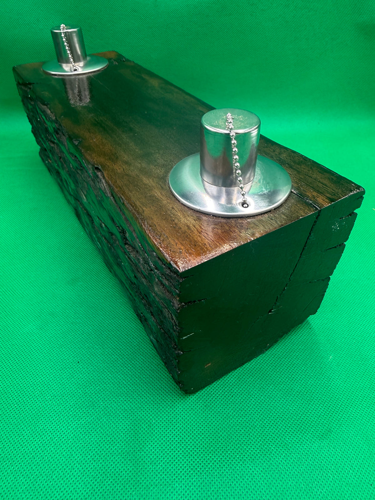 Log Recycled Wooden Oil Burner 39