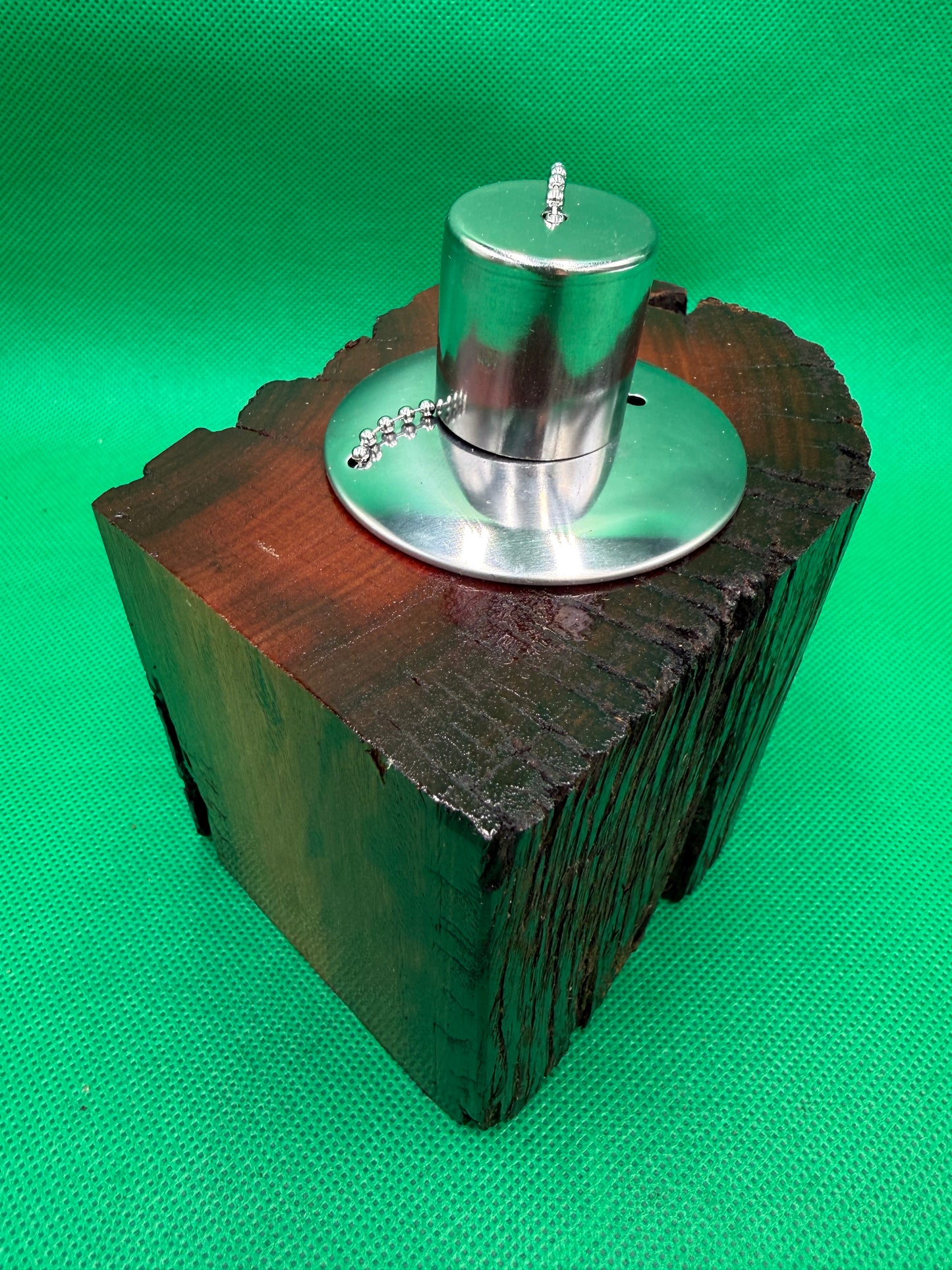 Recycled Wooden Oil Burner Small 101