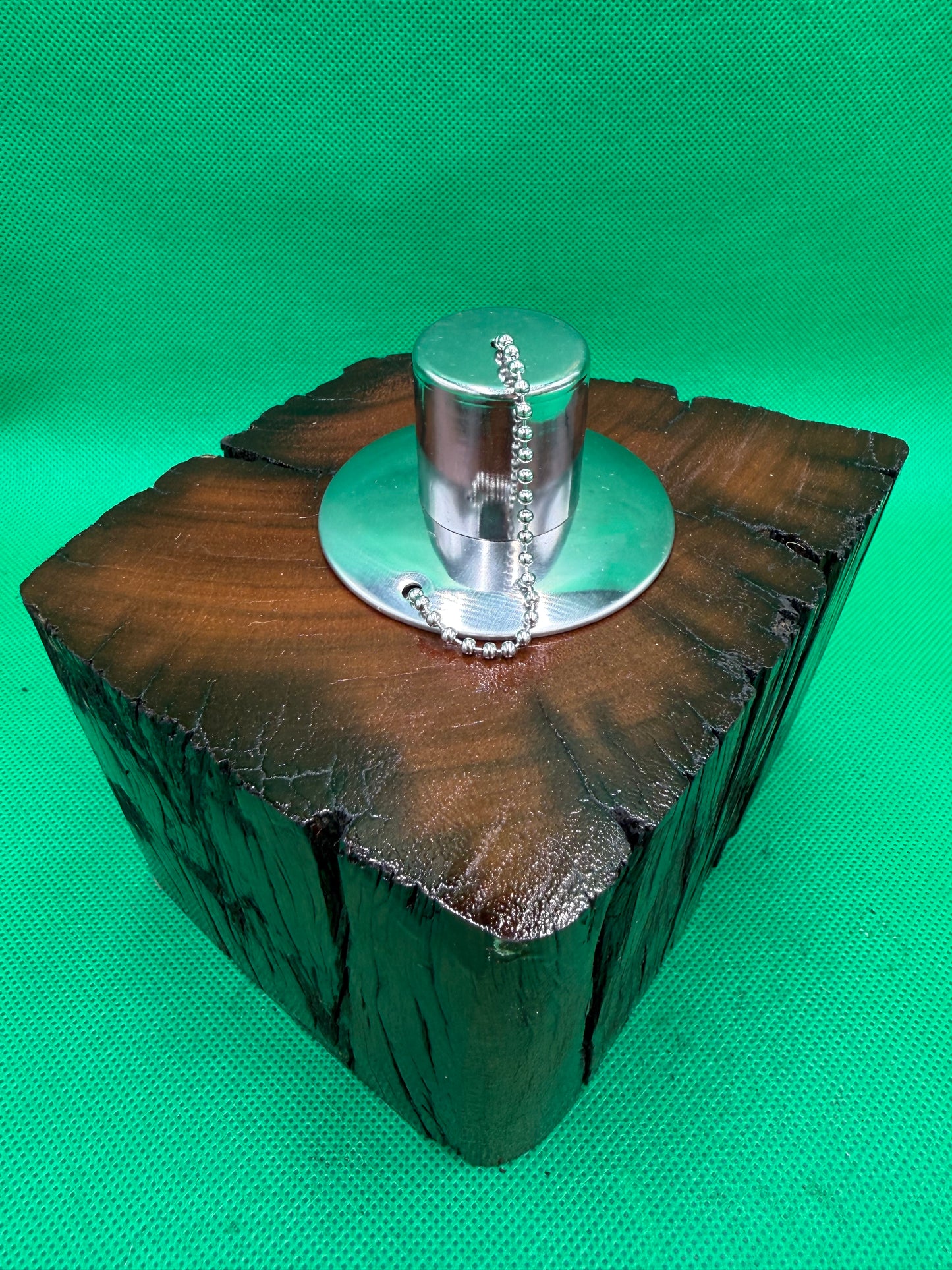 Recycled Wooden Oil Burner Small 45