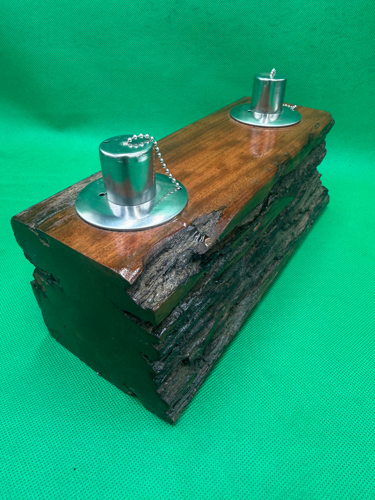 Log Recycled Wooden Oil Burner 111