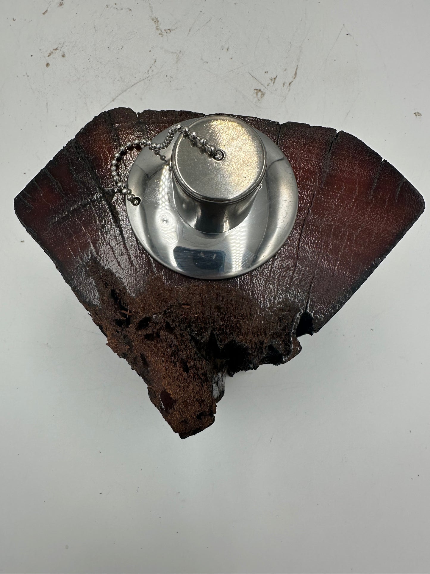 Recycled Wooden Oil Burner Small 79