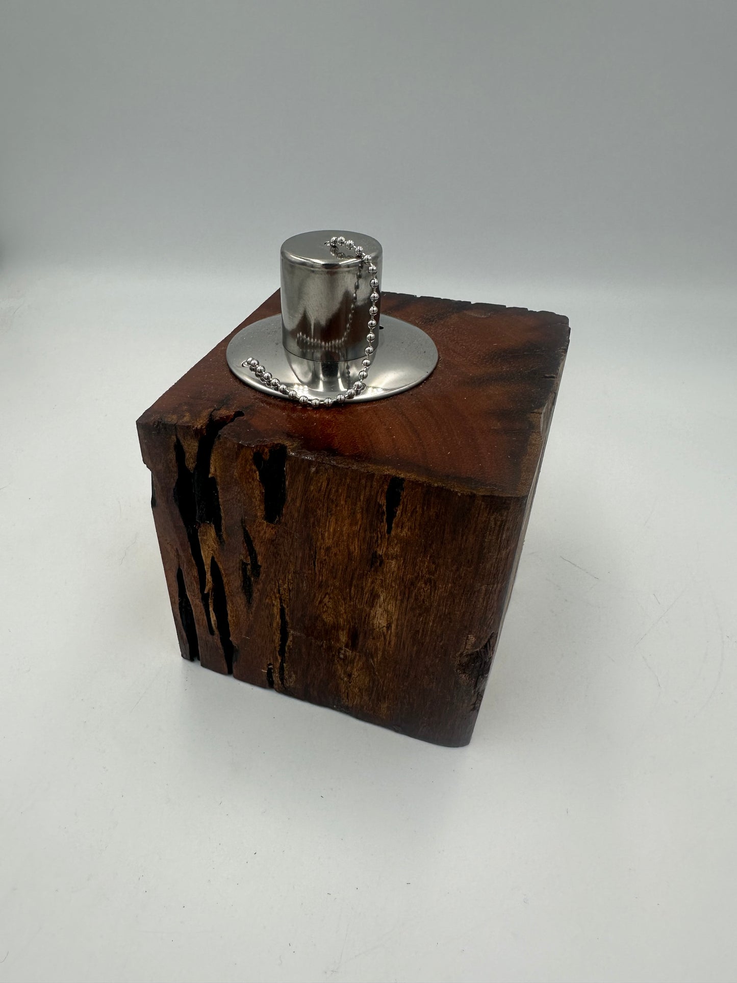Recycled Wooden Oil Burner 3