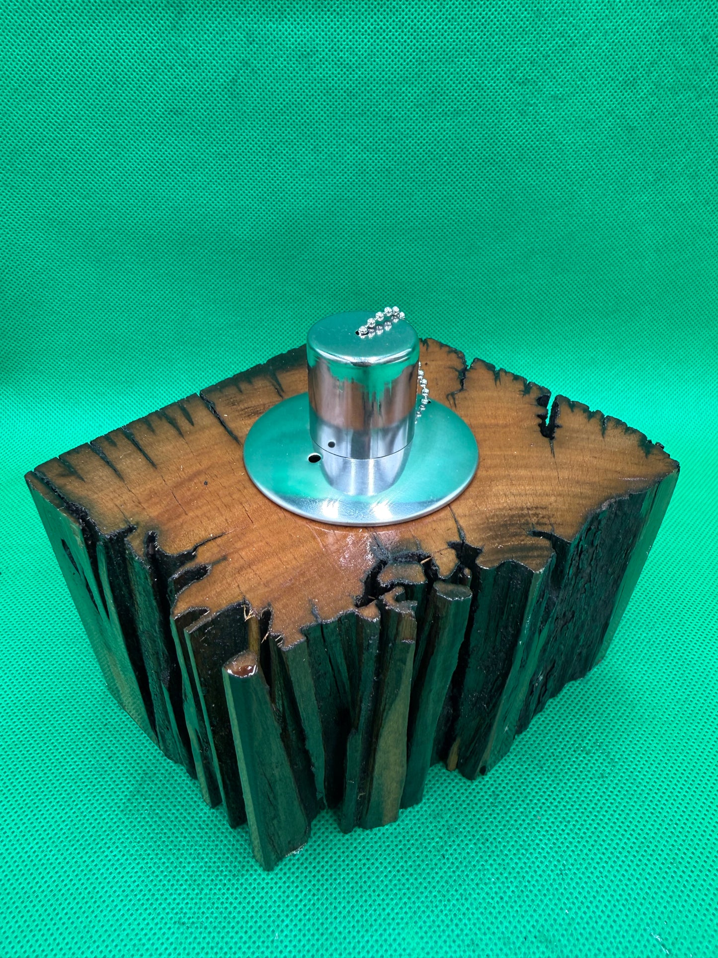 Recycled Wooden Oil Burner Small 28