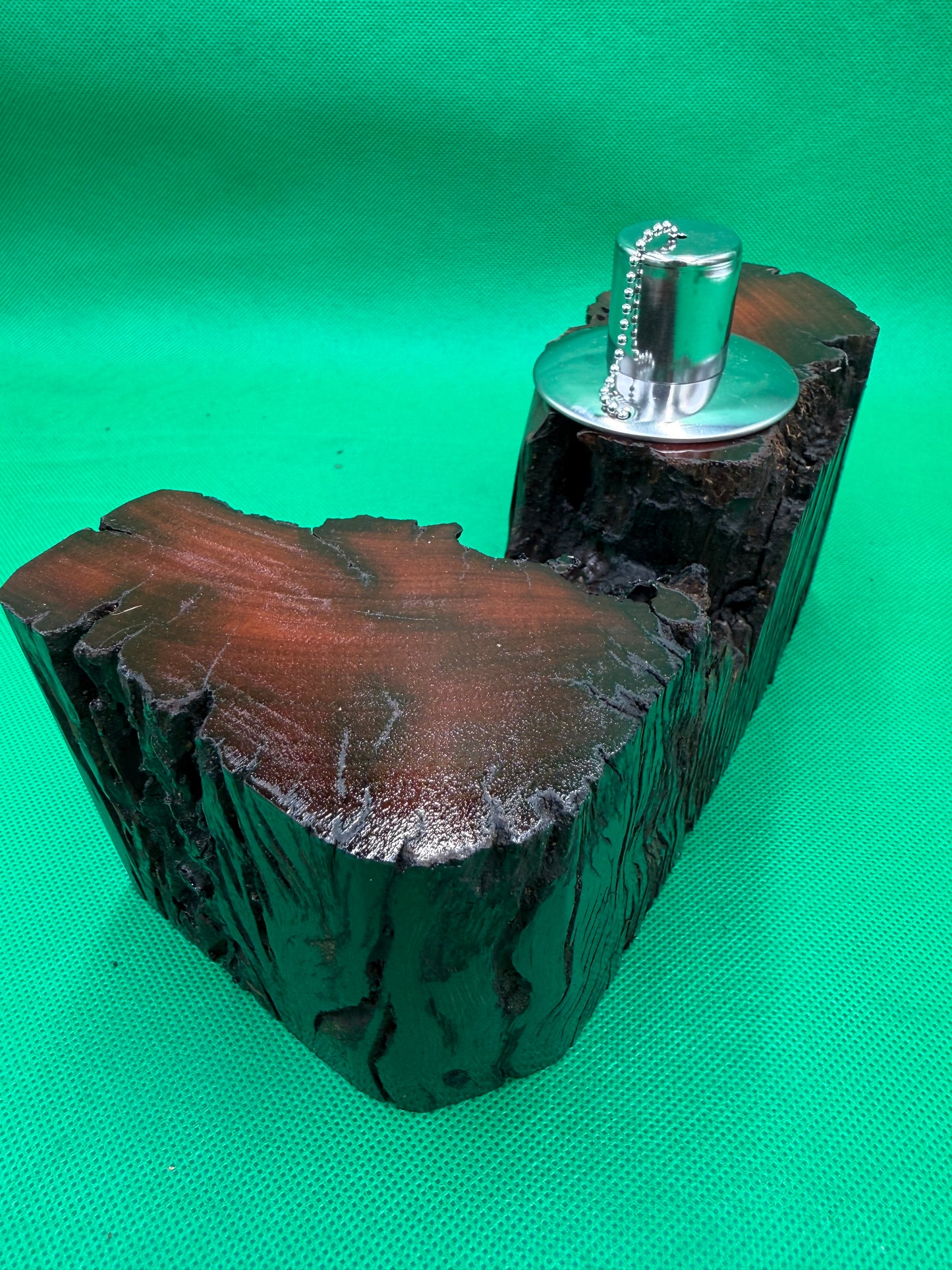 Recycled Wooden Oil Burner Large 123