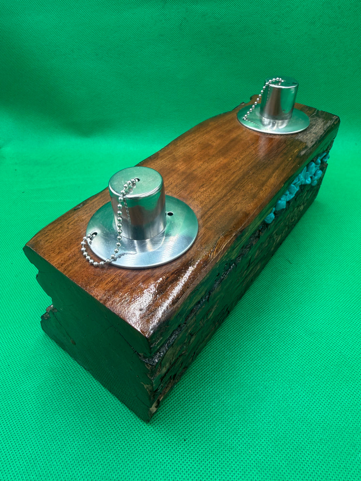 Log Recycled Wooden Oil Burner 111