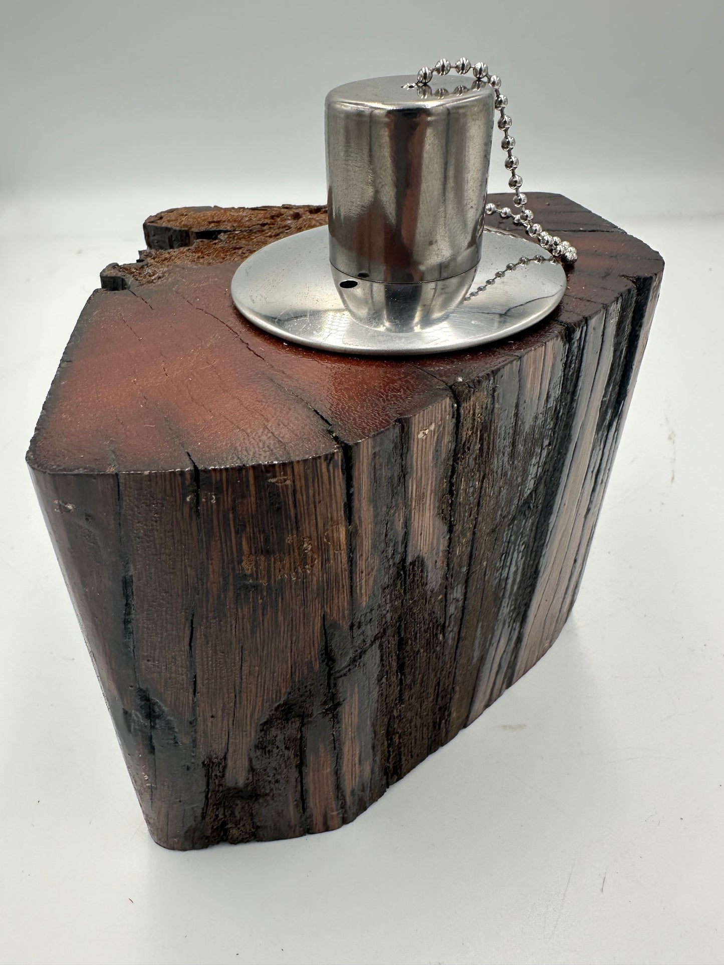 Recycled Wooden Oil Burner Small 79