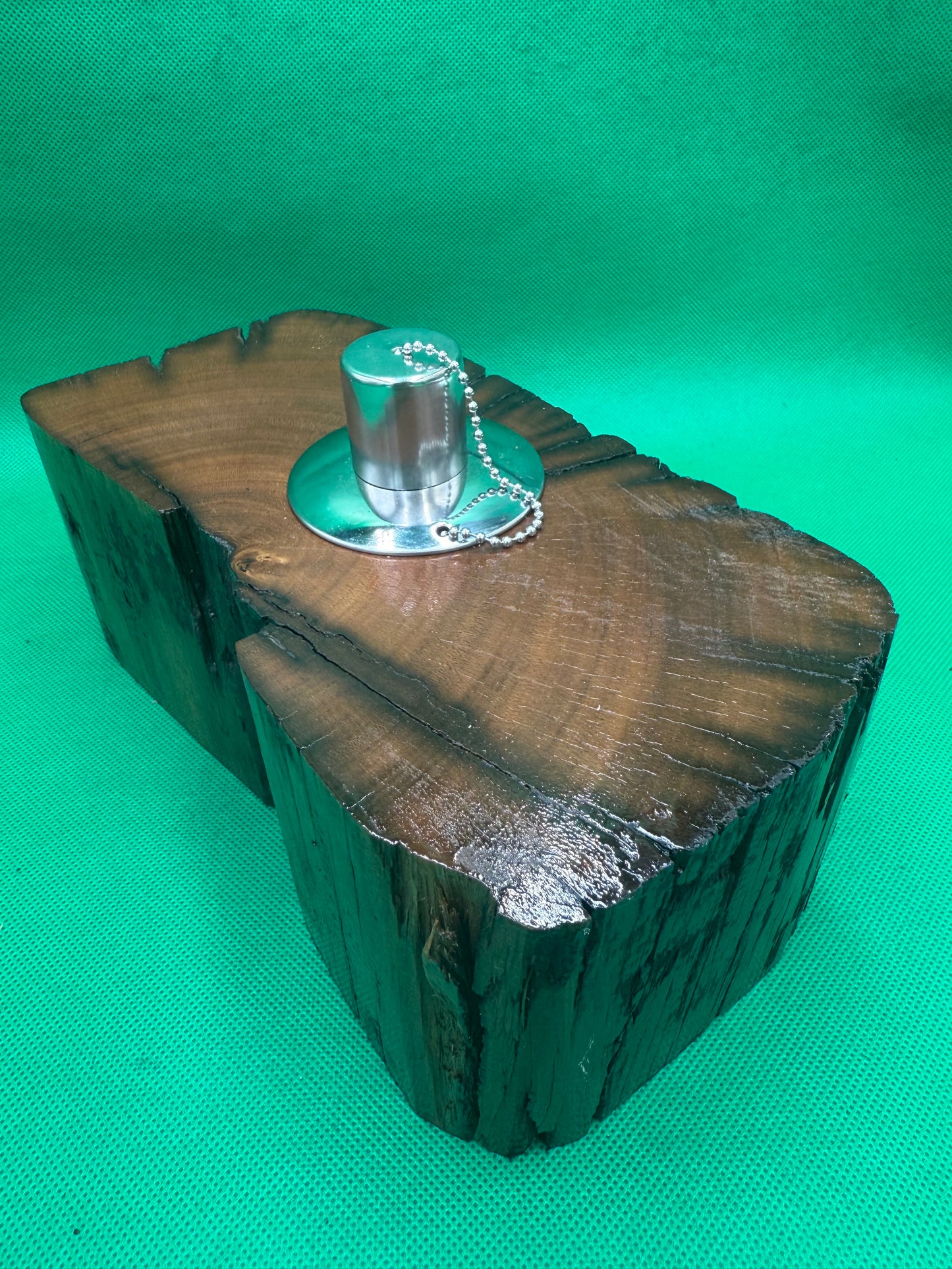 Recycled Wooden Oil Burner Large 123