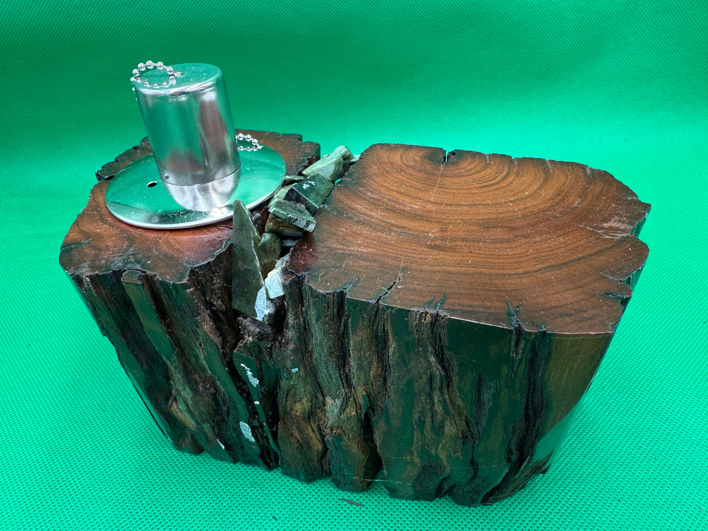 Recycled Wooden Oil Burner large 48