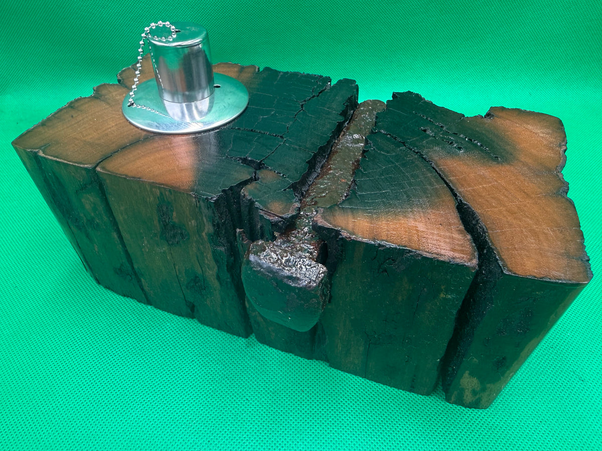 Recycled Wooden Oil Burner Large 29