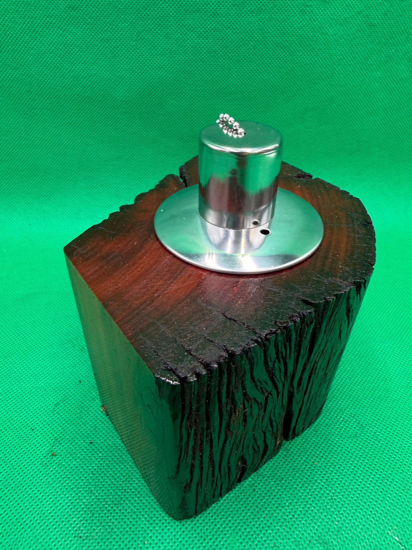 Recycled Wooden Oil Burner Small 3