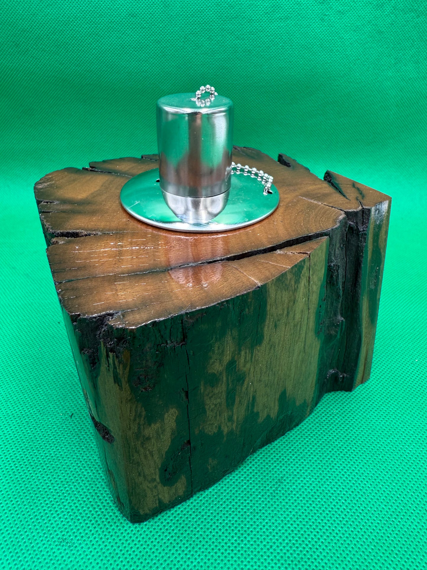 Recycled Wooden Oil Burner Small 92