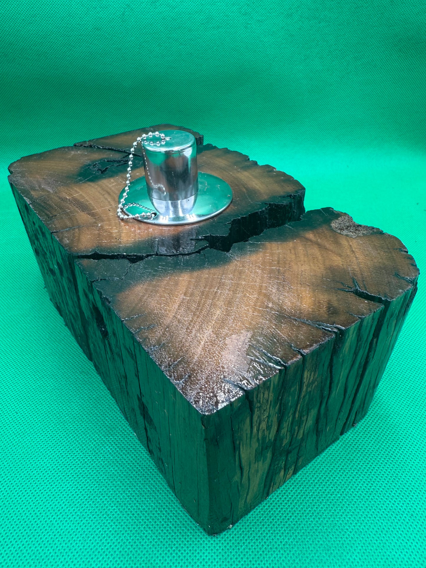 Recycled Wooden Oil Burner Large 129