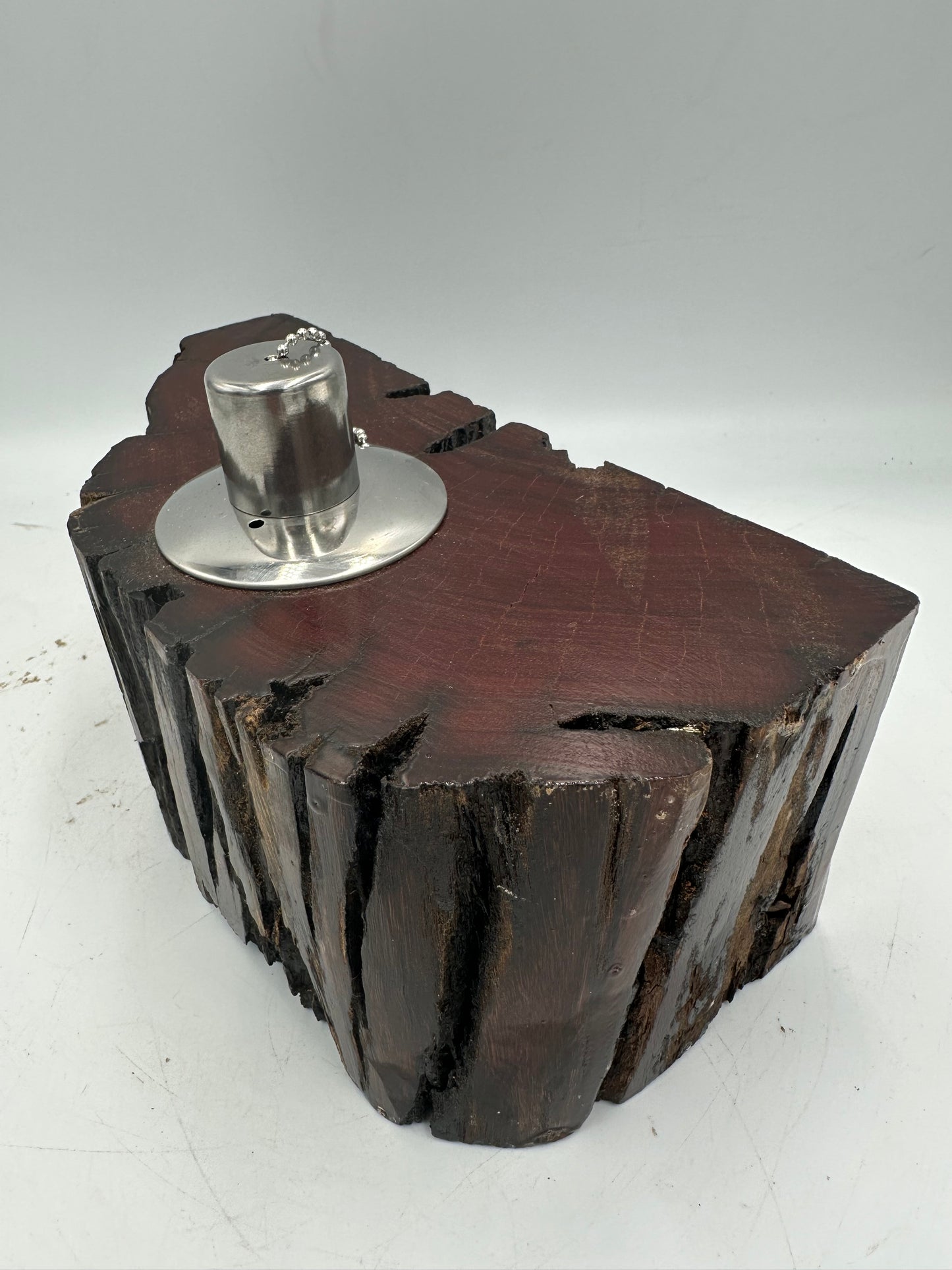 Recycled Wooden Oil Burner Large 6