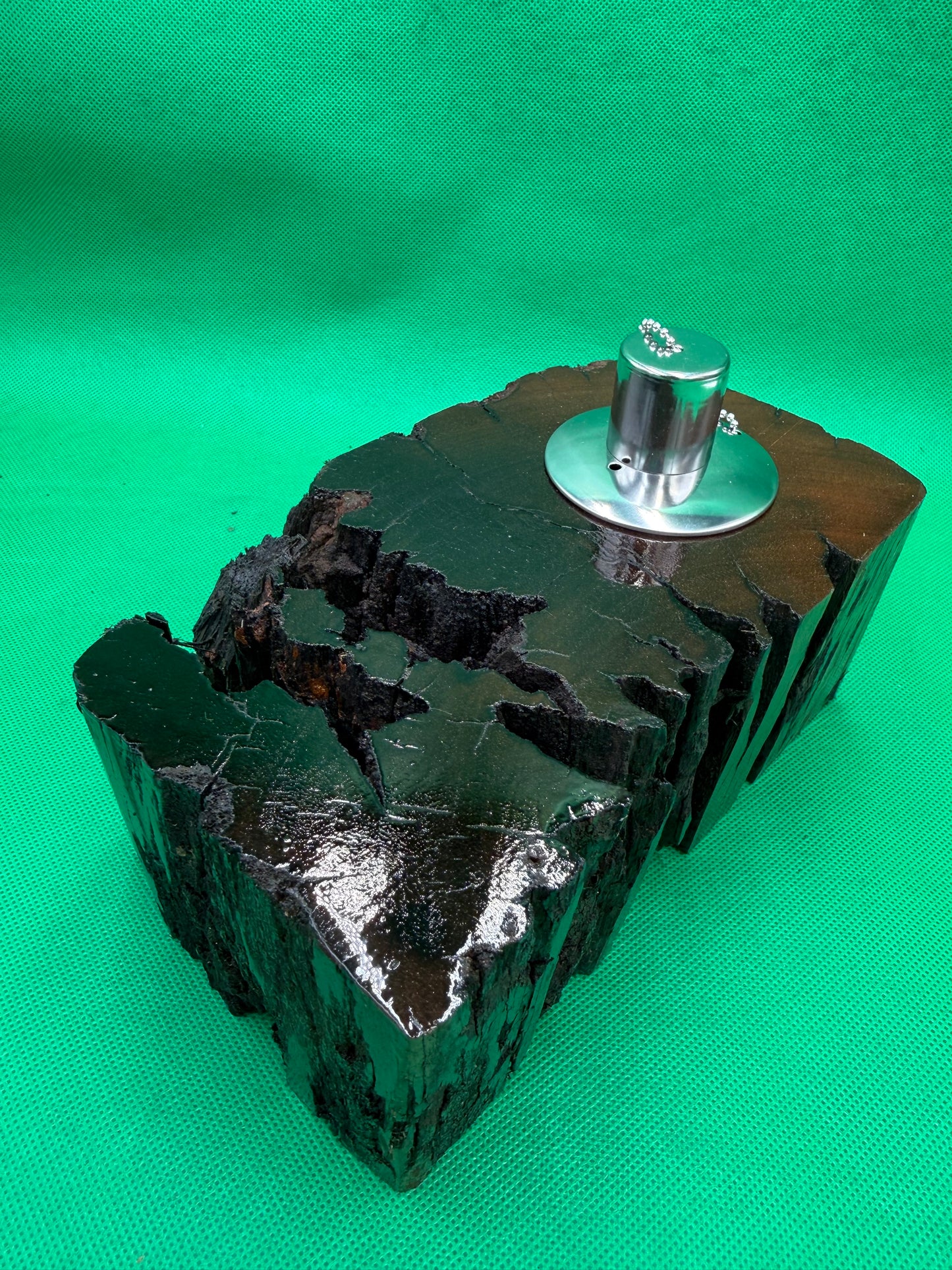 Recycled Wooden Oil Burner Large 31