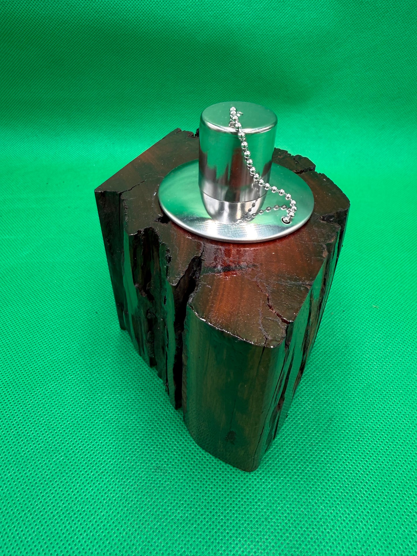 Recycled Wooden Oil Burner Small 88