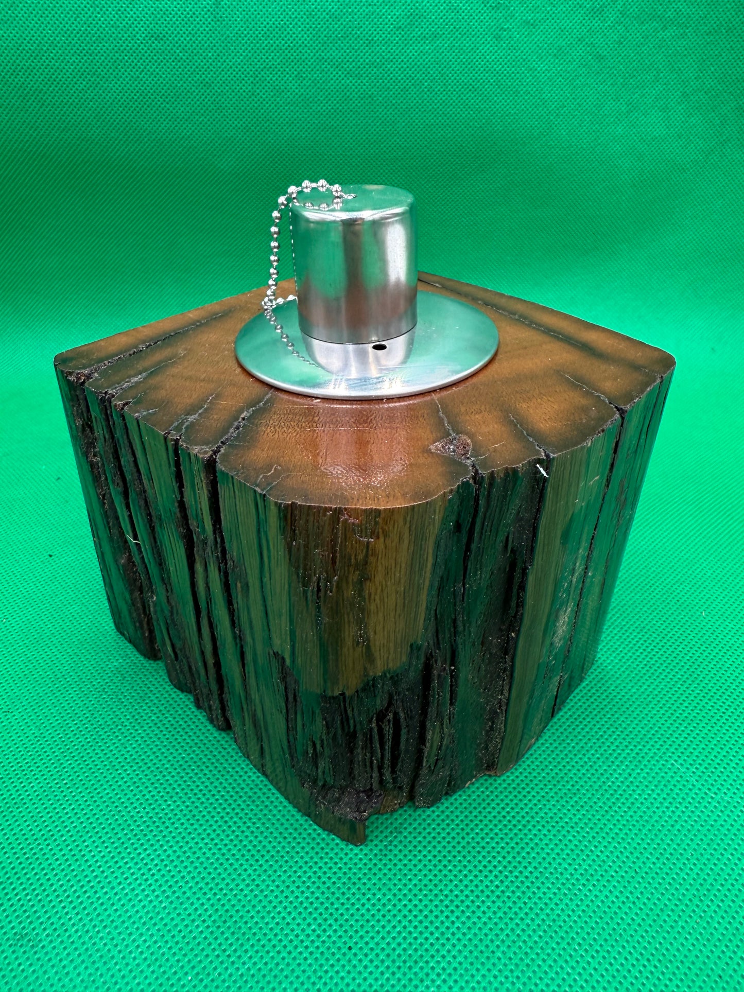 Recycled Wooden Oil Burner Small 26 “Cowboy”