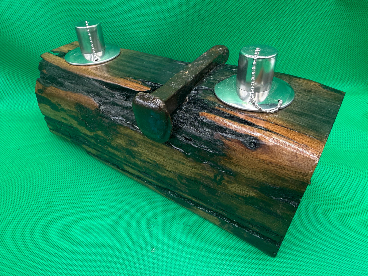 Log recycled Wooden Oil Burner 17