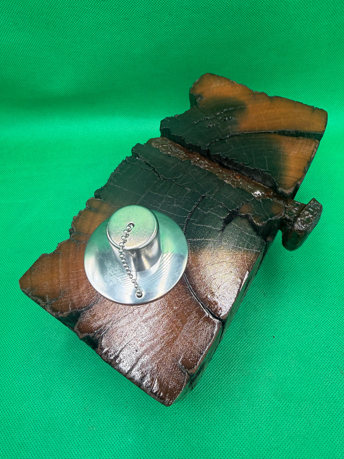 Recycled Wooden Oil Burner Large 29