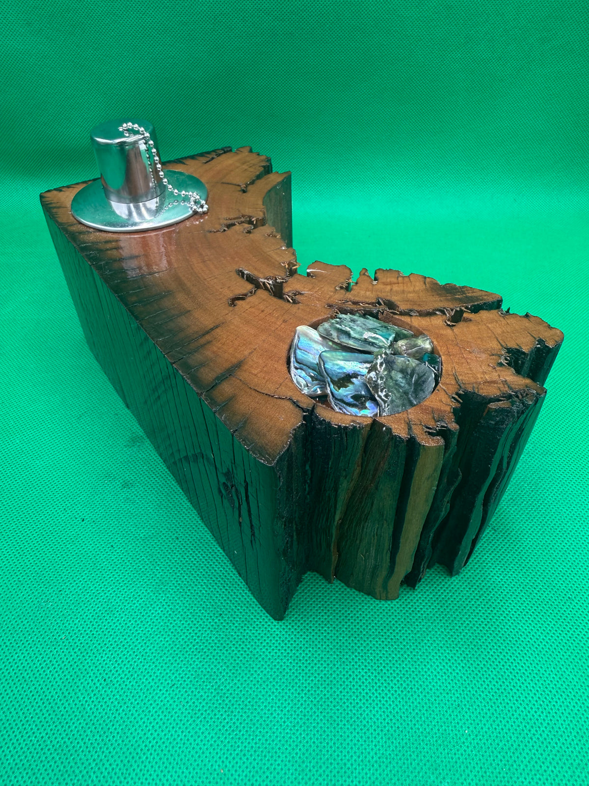 Recycled Wooden Oil Burner Large 129