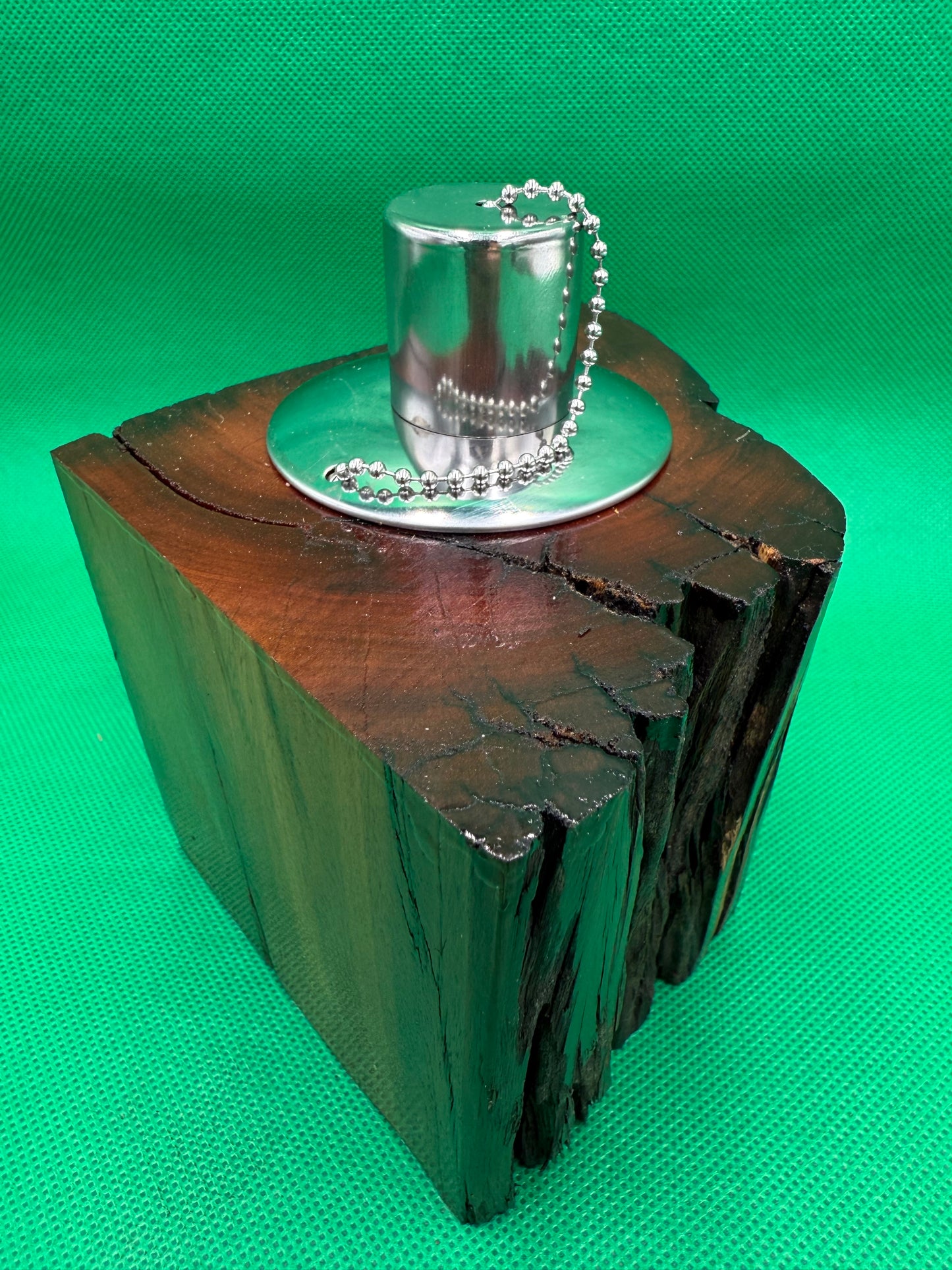 Recycled Wooden Oil Burner Small 27